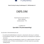 Specialistgodkendt i Psykotraumatologi